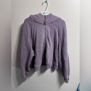 Lululemon Athletica Purple Bomber Jacket